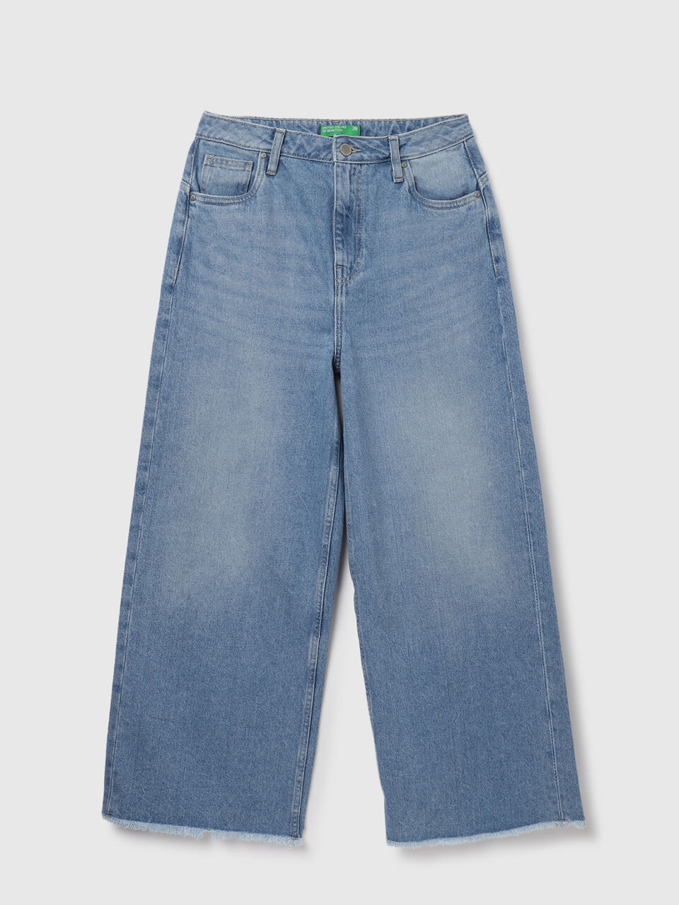 CLASSIC 100% COTTON WIDE LEG DENIM image number 1
