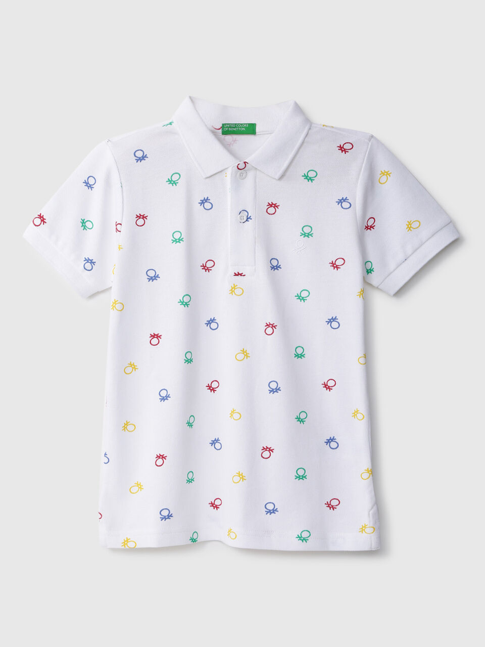 PIQUE AOP PRINTED POLO image number 1