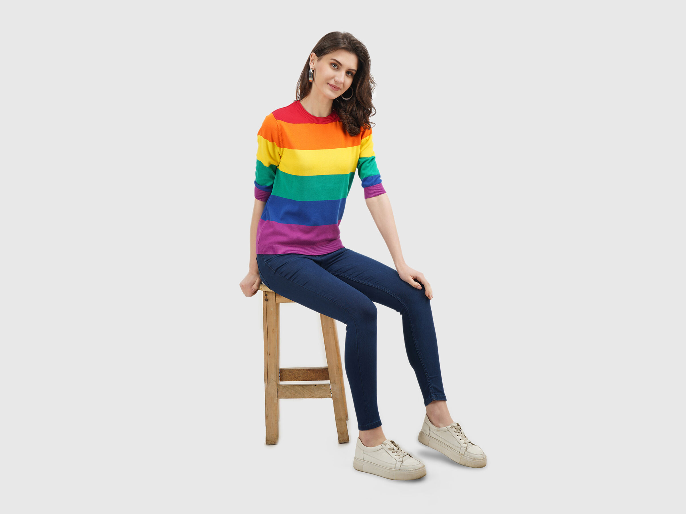 Rainbow Stripe Tricot image number 3
