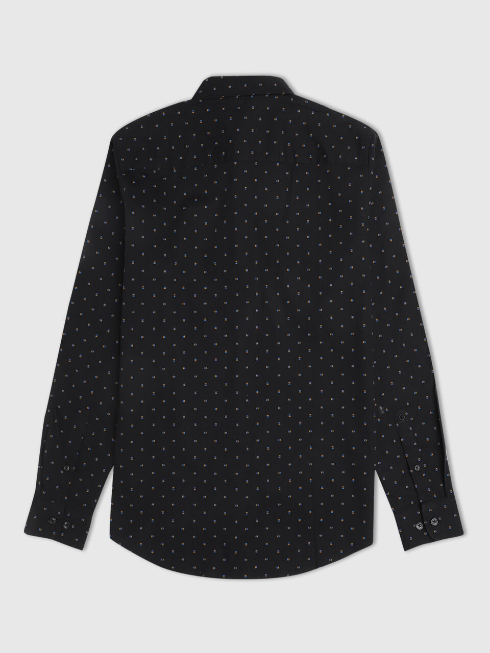 Full Sleeves Stretch Poplin Half Circle Print Sh image number 2