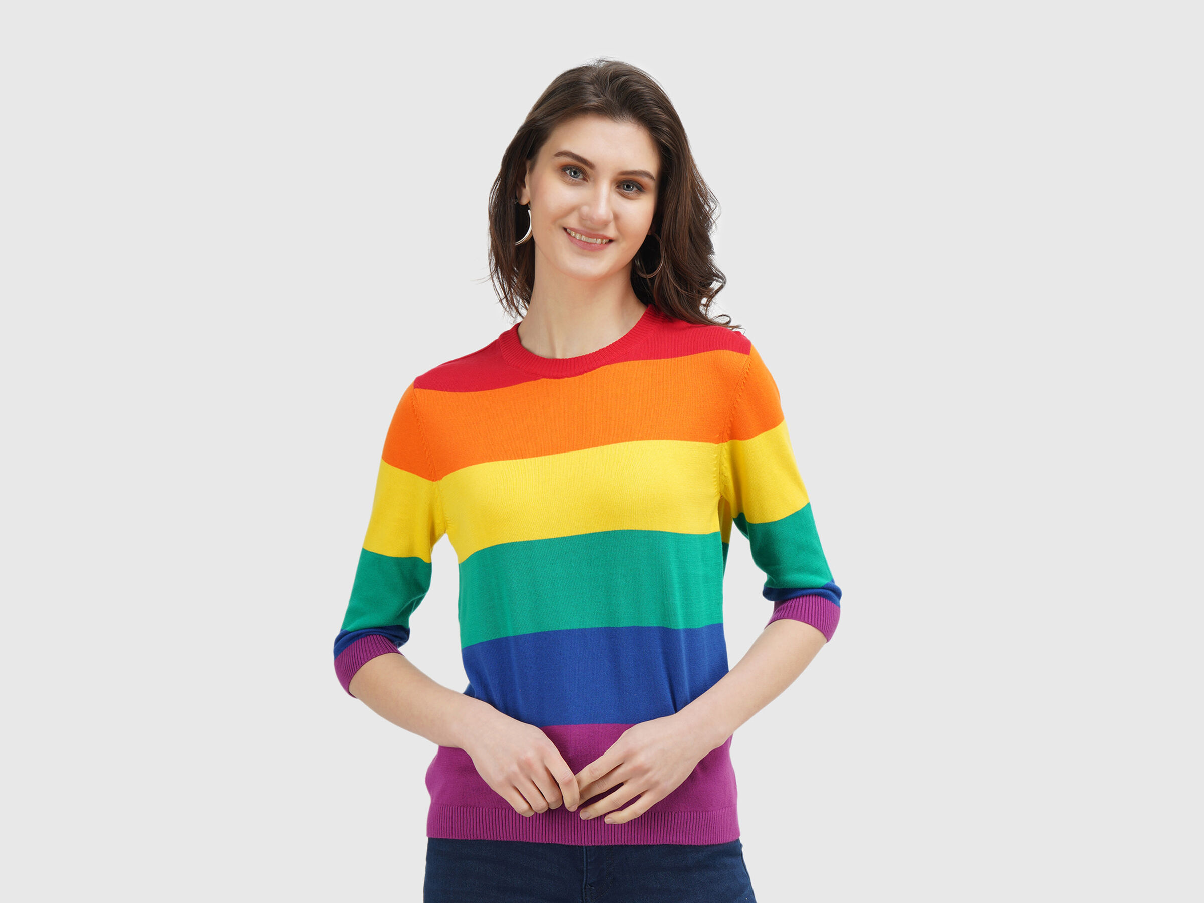 Rainbow Stripe Tricot image number 0