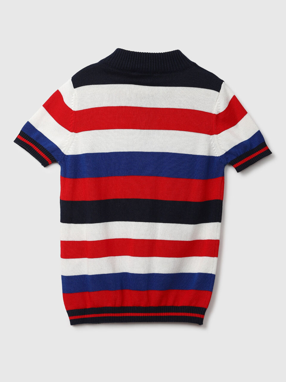 Half Zipper Striper Tricot Top image number 2