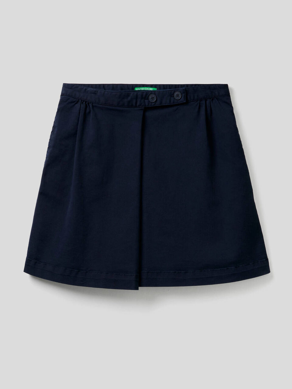 Flared short skirt image number 1