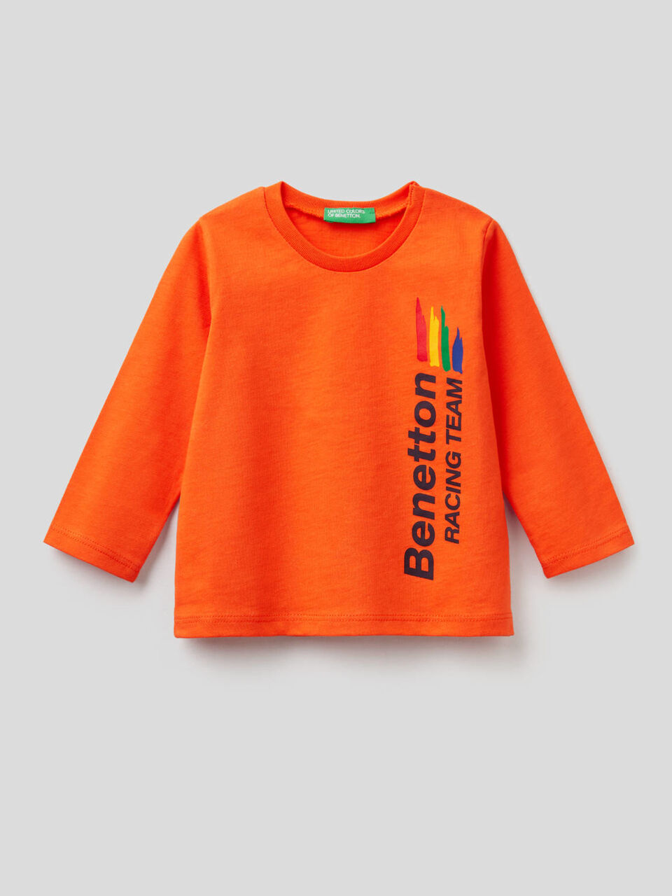 T-shirt manches longues en coton bio image number 1