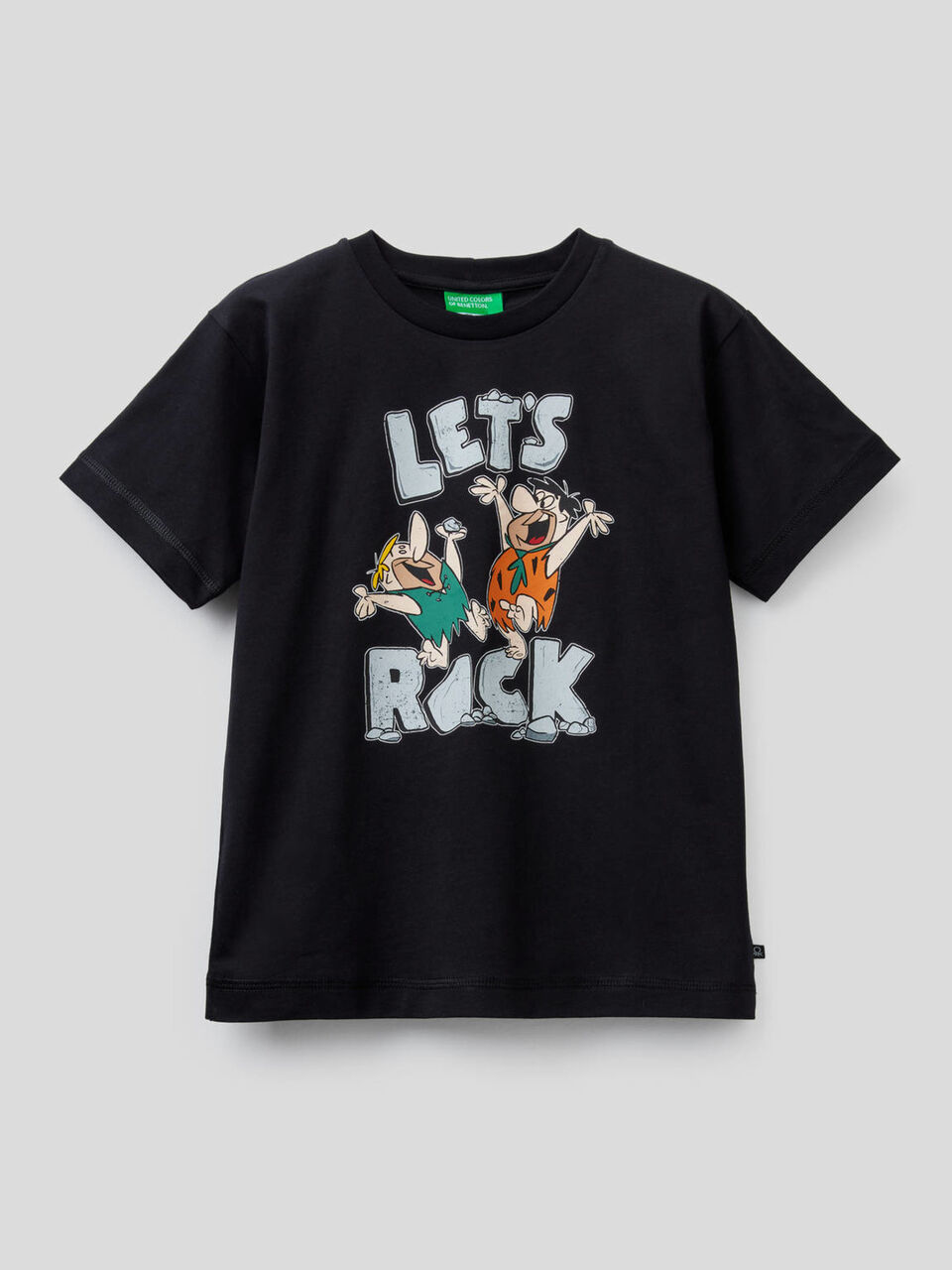 T-shirt La famille Pierrafeu en coton bio image number 1