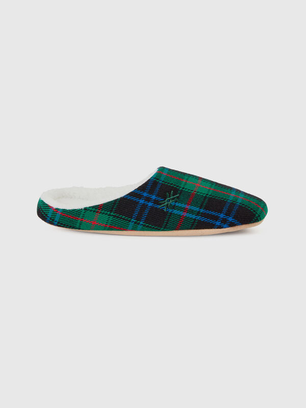 Tartan-Pantoffeln