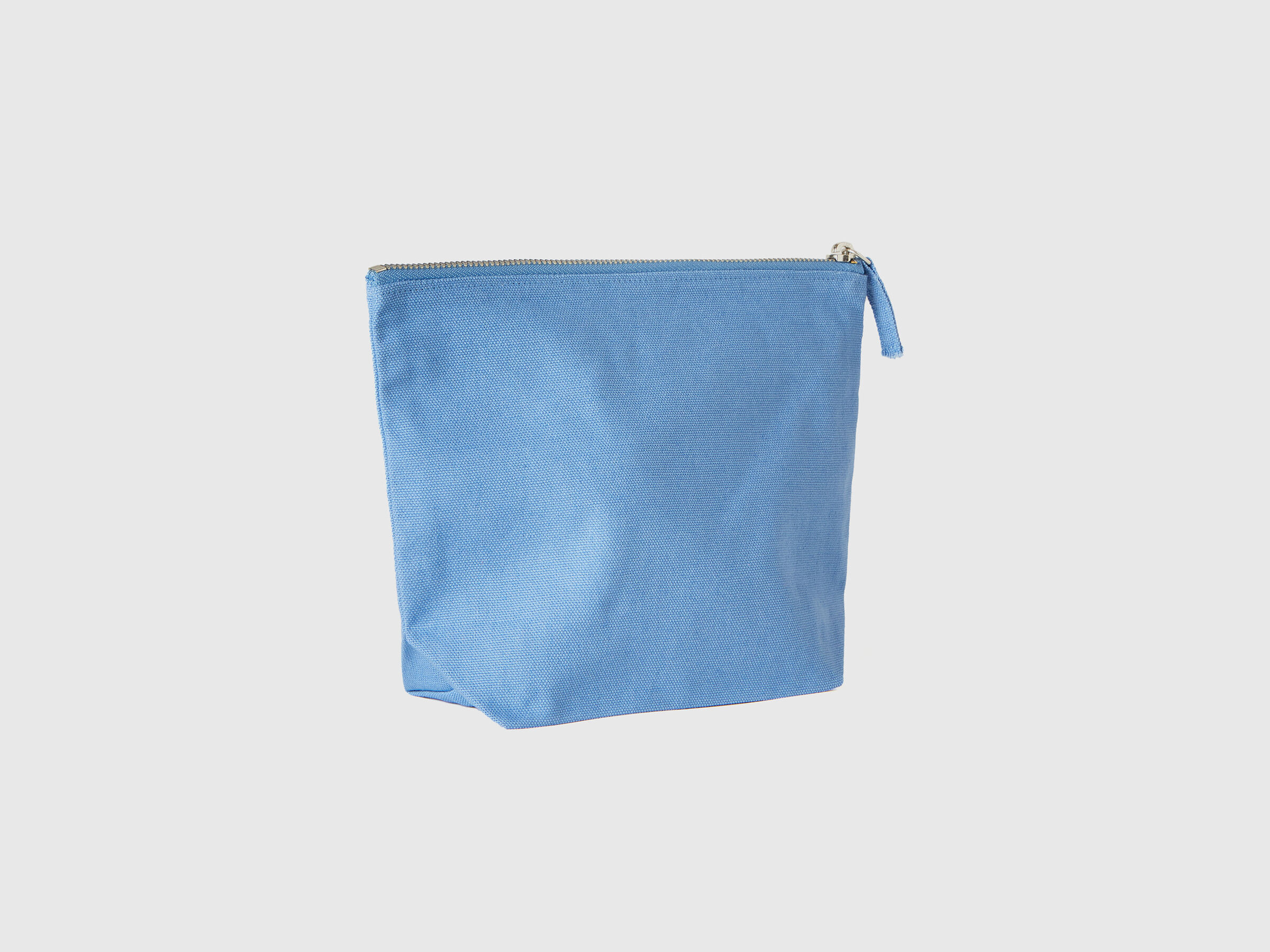 Light blue clutch in pure cotton image number 1