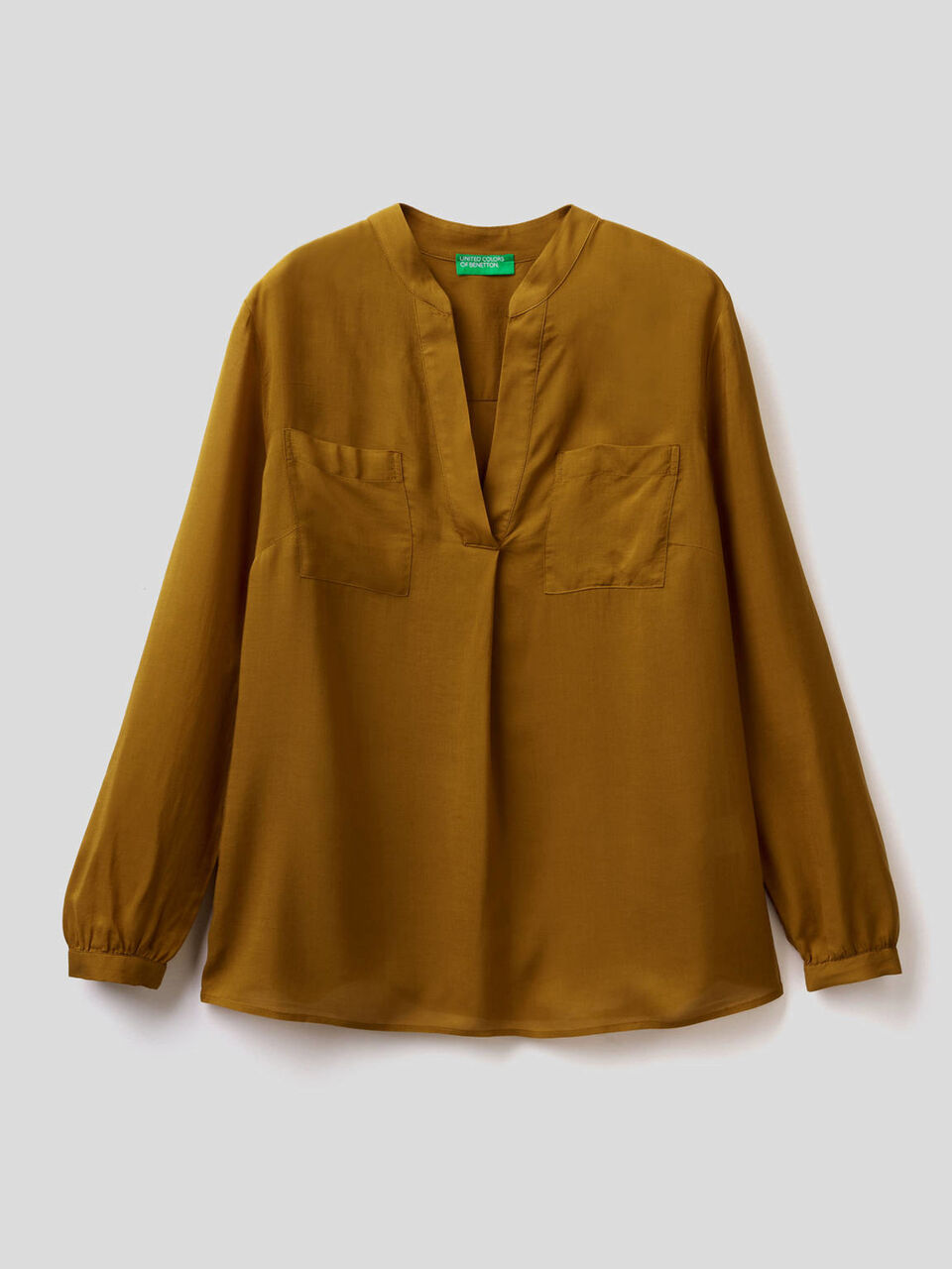 Blouse fluide col en V image number 1