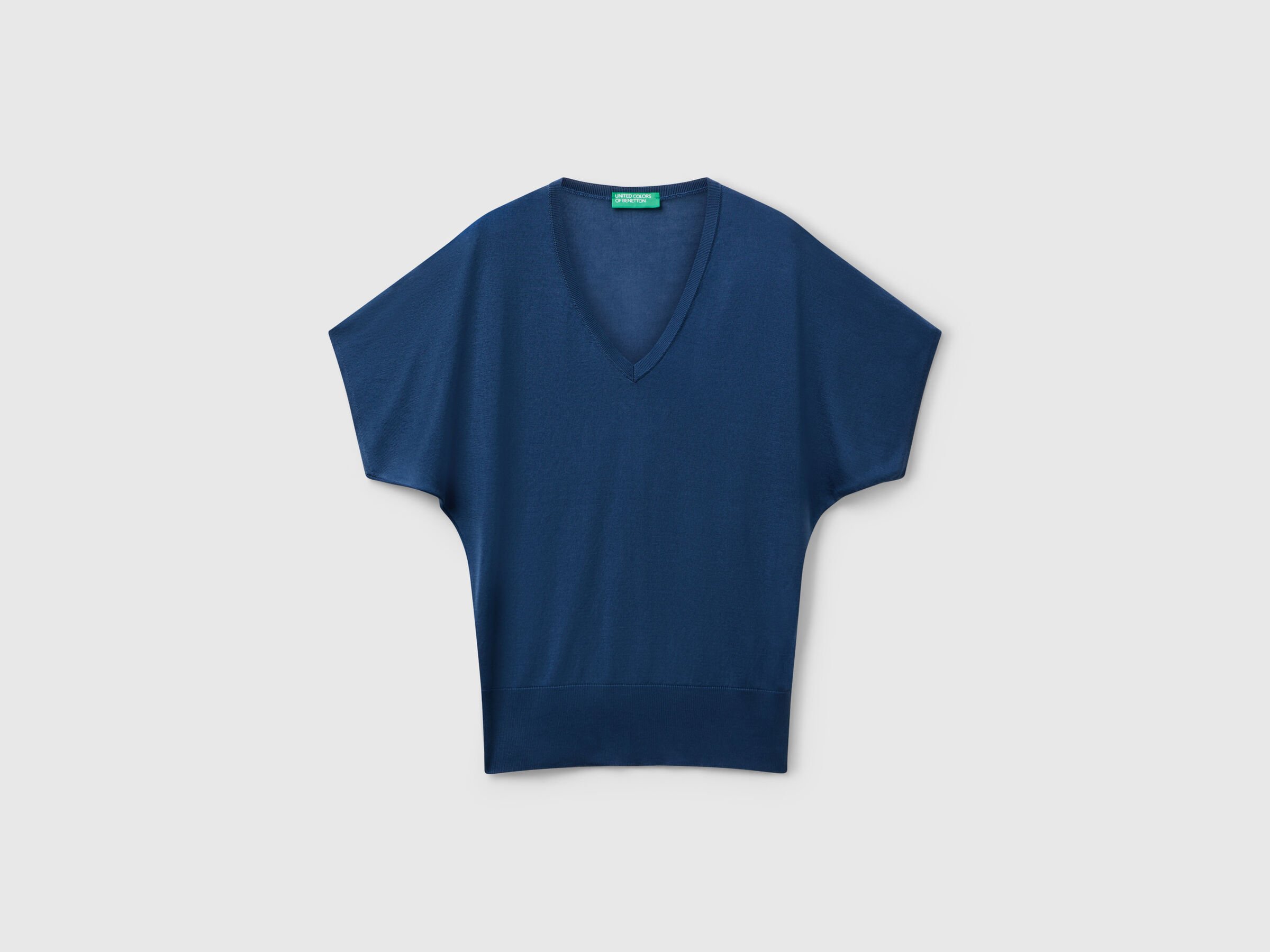 V NECK SWEATER H/S Femme image number 3
