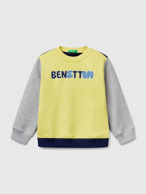  cotton sweatshirt with print Junior Boy
