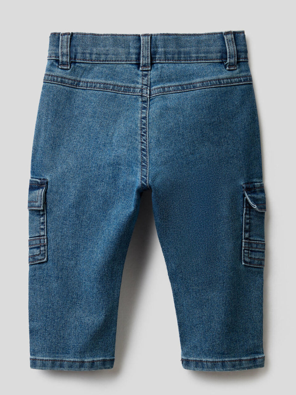 Cargohose aus stretchigem Denim image number 2