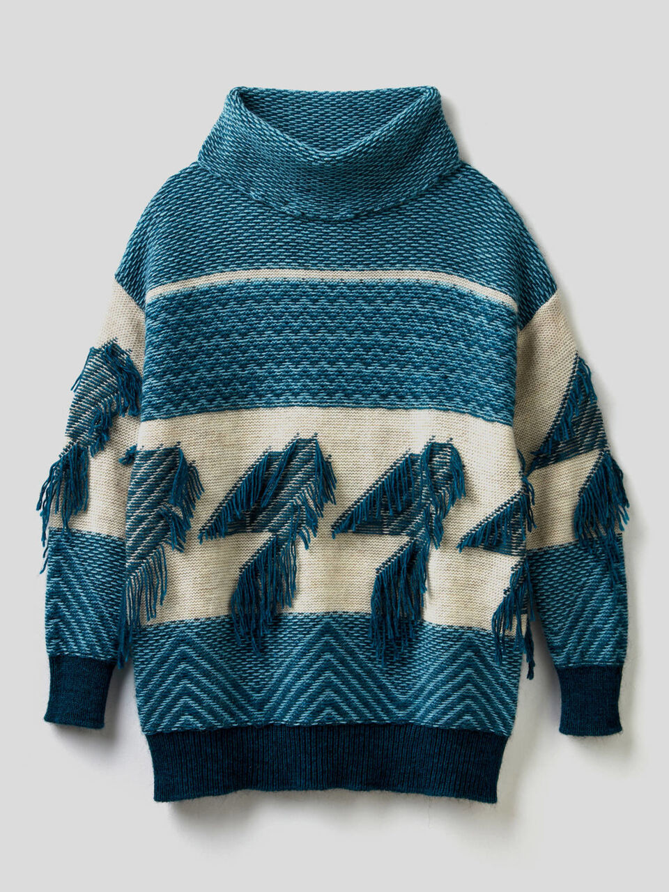 Maglia con lavorazione jacquard image number 1