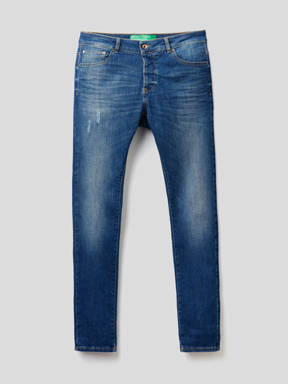 Five-Pocket-Jeans mit Used-Effekt image number 1