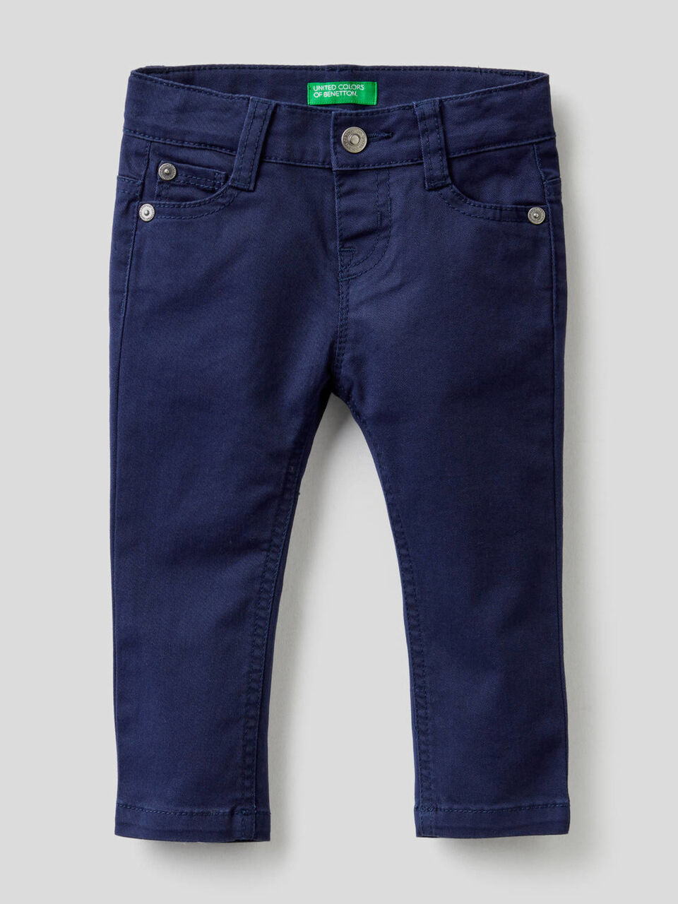 Pantaloni slim fit in cotone stretch image number 1