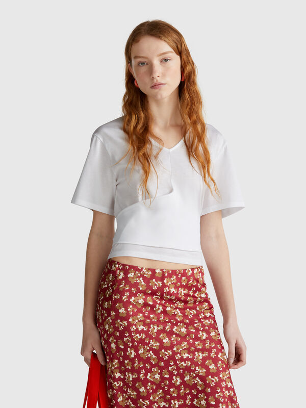 Maglietta con nodo sul retro Donna