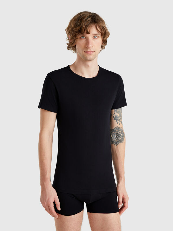 T-shirt en coton stretch Homme