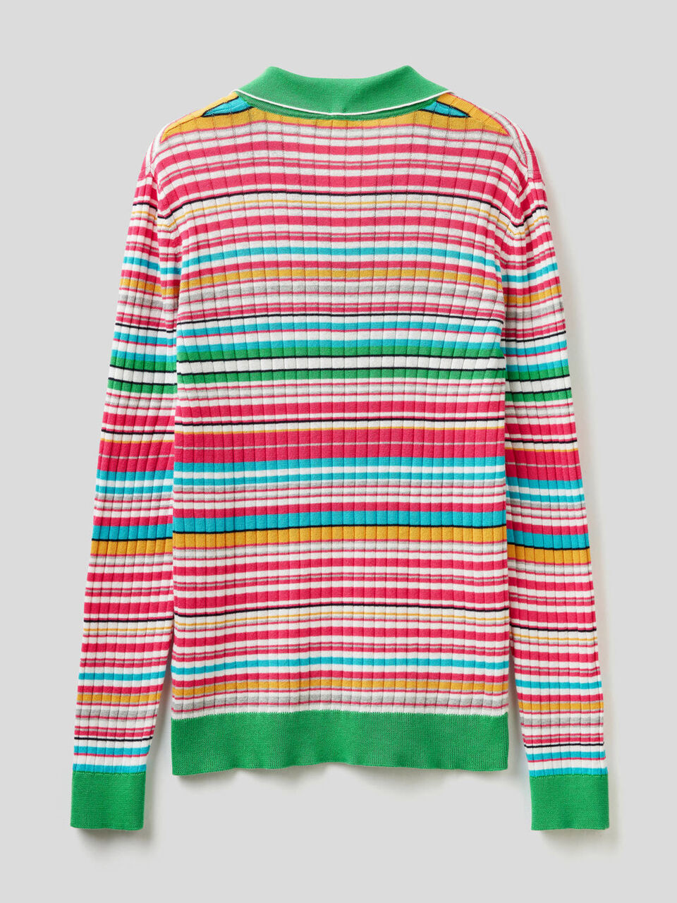 Polo multicolor in 100% cotone tricot image number 2