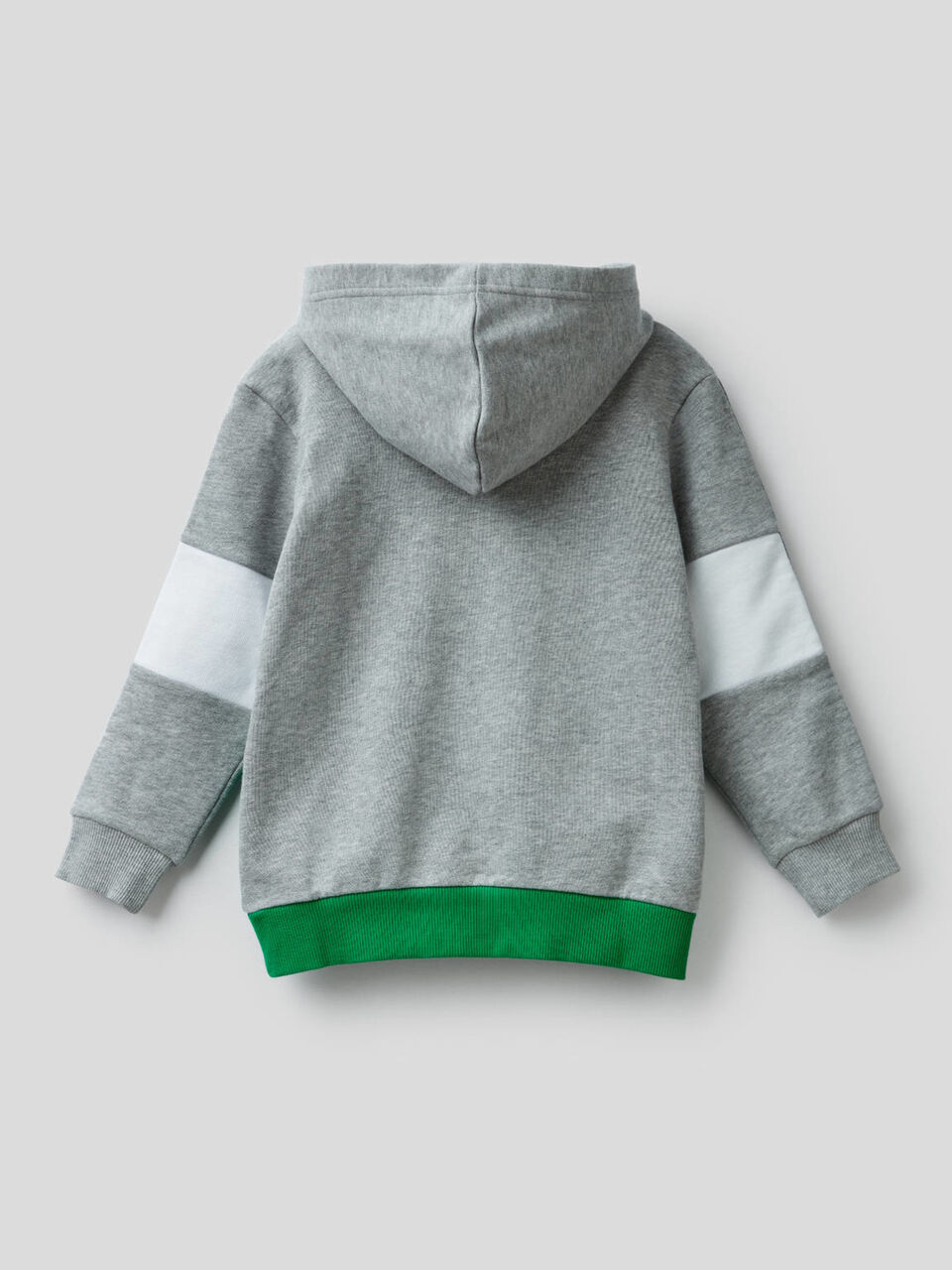 Sweatshirt mit Farbblöcken aus reiner Baumwolle image number 2