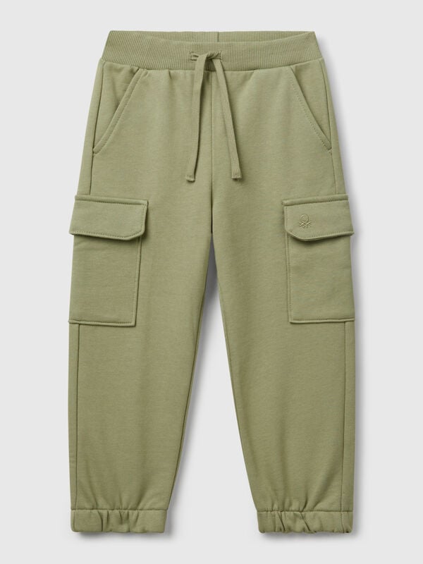 Pantalon cargo sweat-shirt Garçon