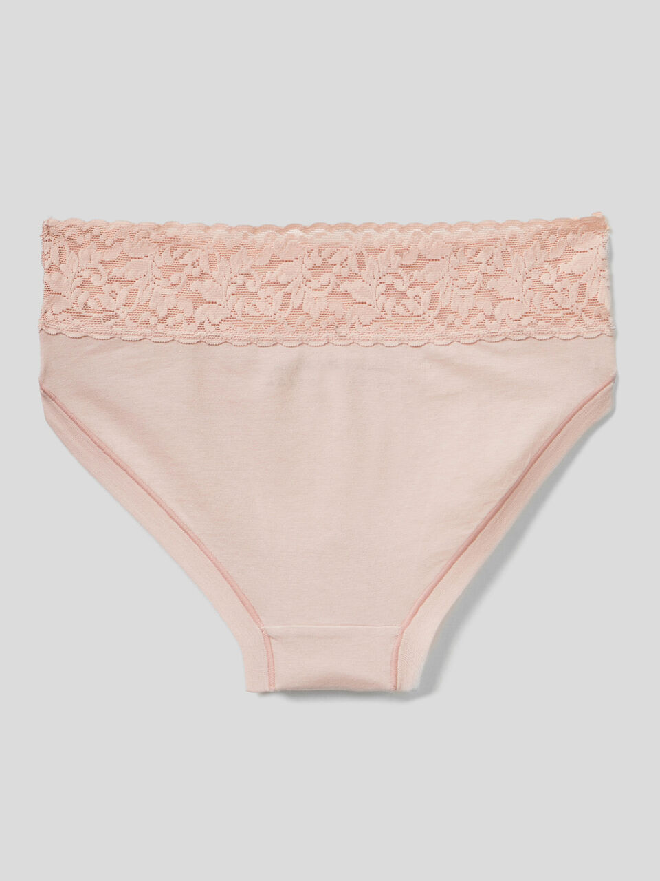 Slip con pizzo in cotone bio super stretch image number 2