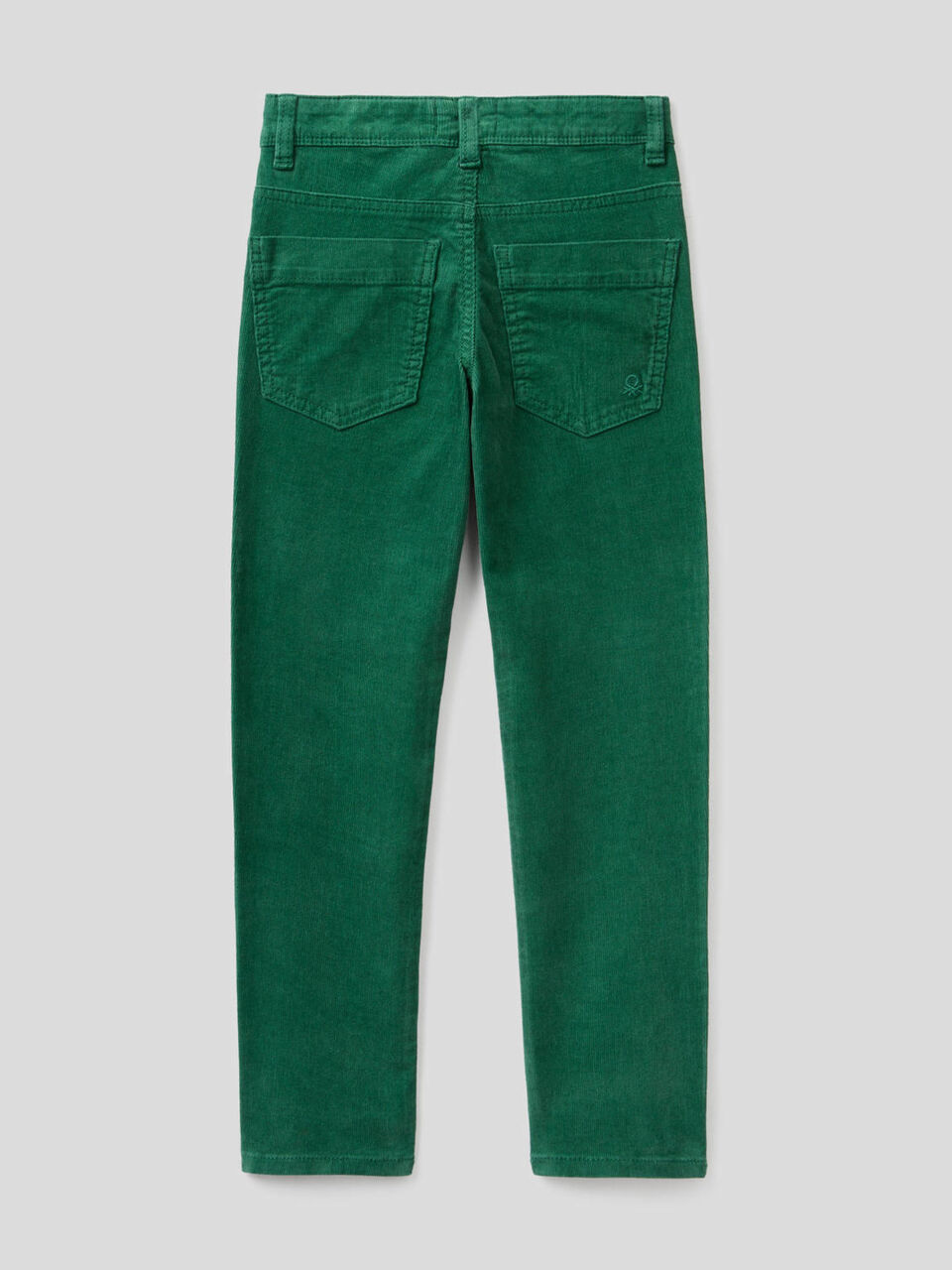 Slim fit stretch velvet trousers image number 2