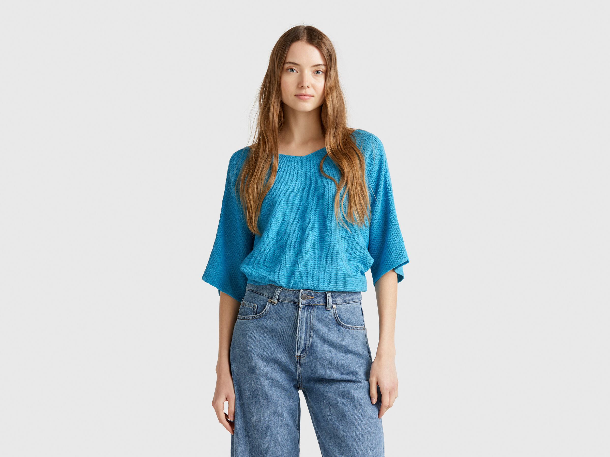 V NECK SWEATER H/S Damen image number 1