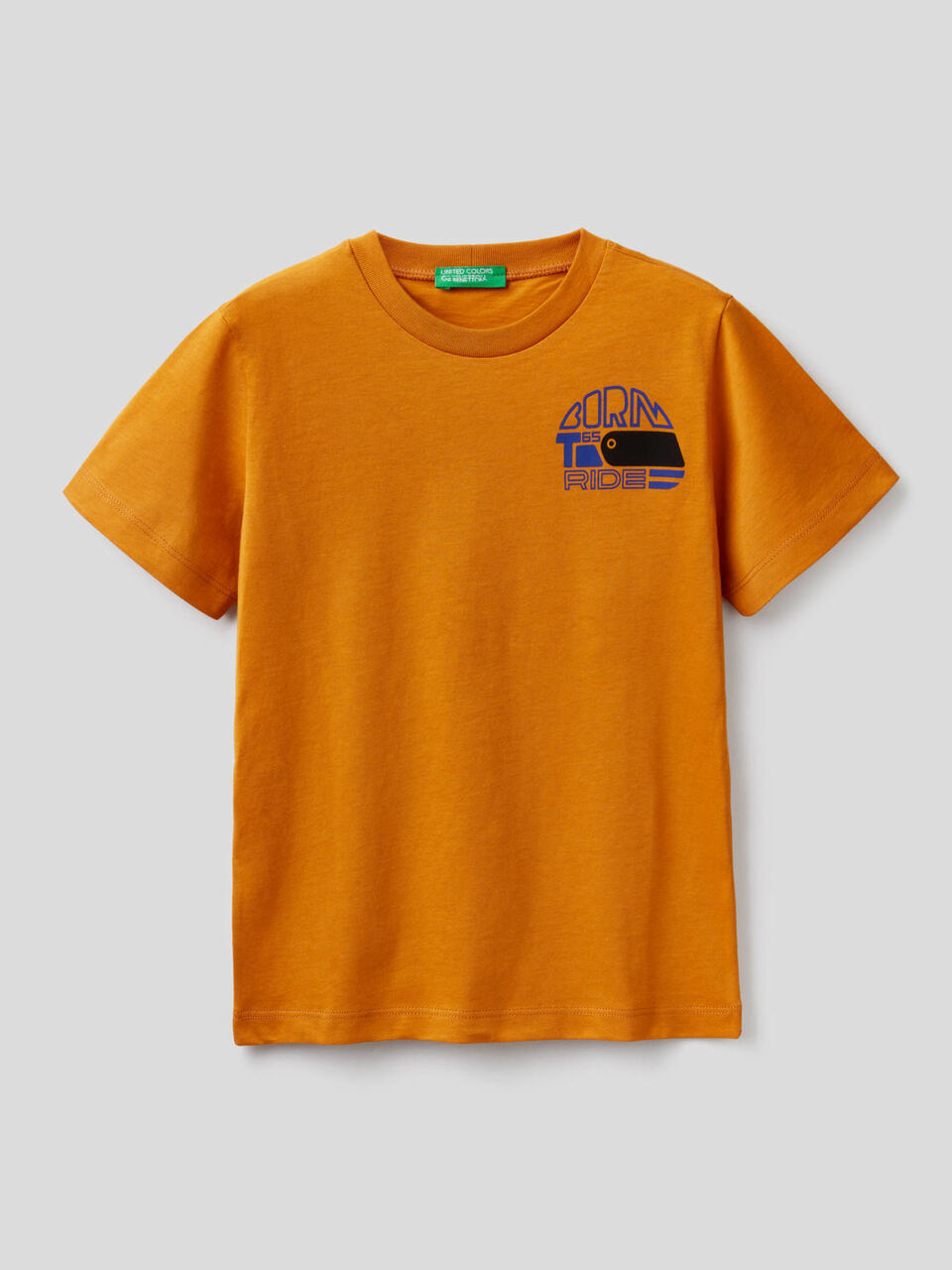 T-shirt manica corta in cotone biologico image number 1