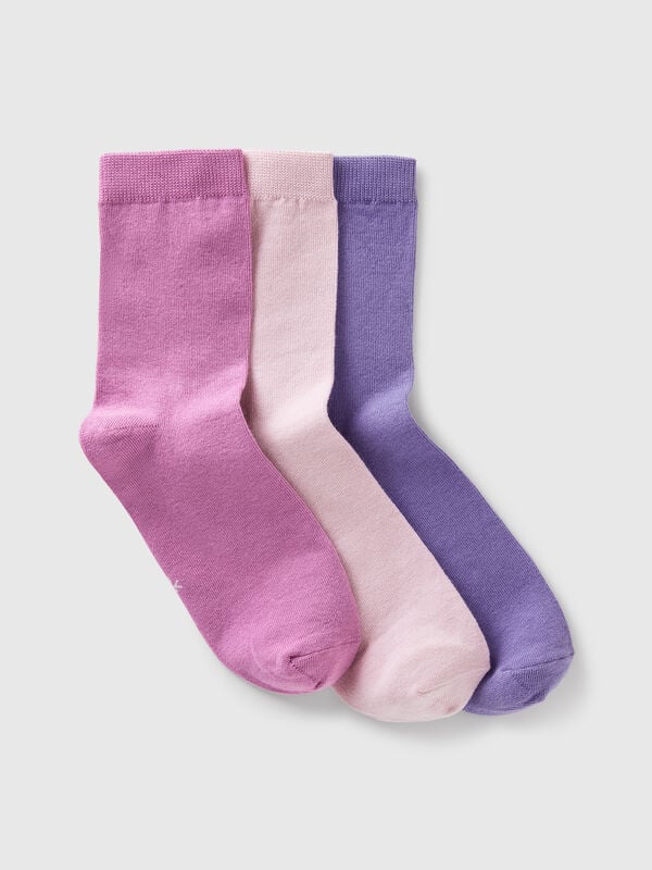 Drei Paar Socken aus Baumwolle
