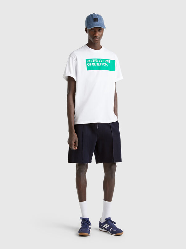 Bermuda en molleton de coton  Homme