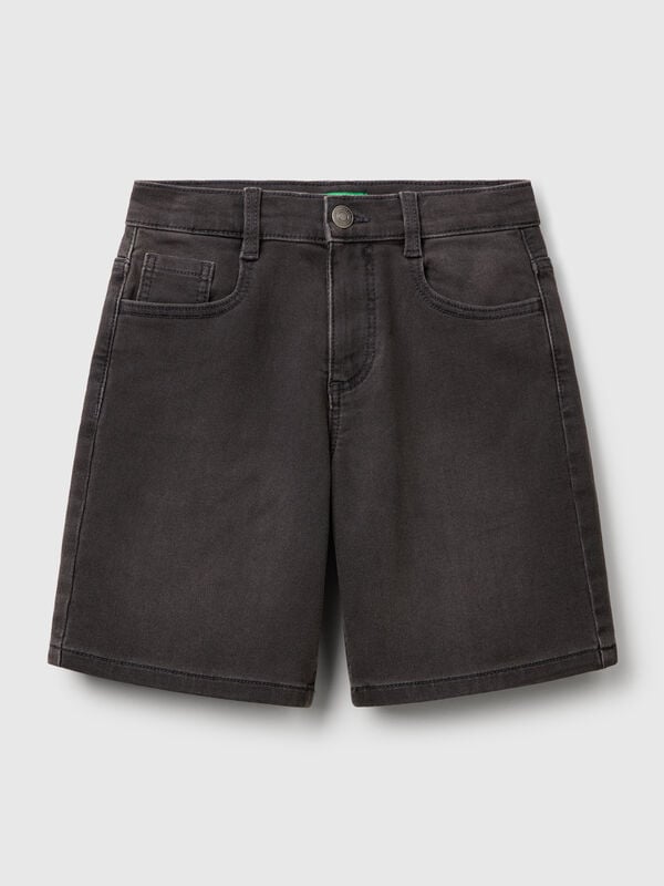 Bermuda in denim elasticizzato Bambino