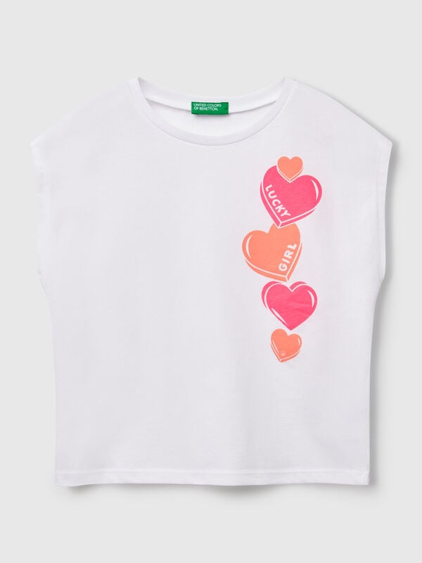T-shirt à imprimé fluo Filles