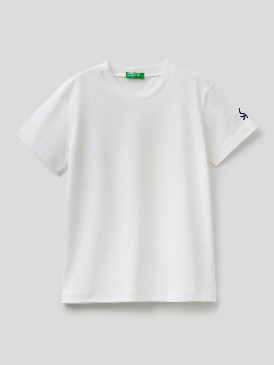 T-shirt en coton bio avec logo imprimé image number 1