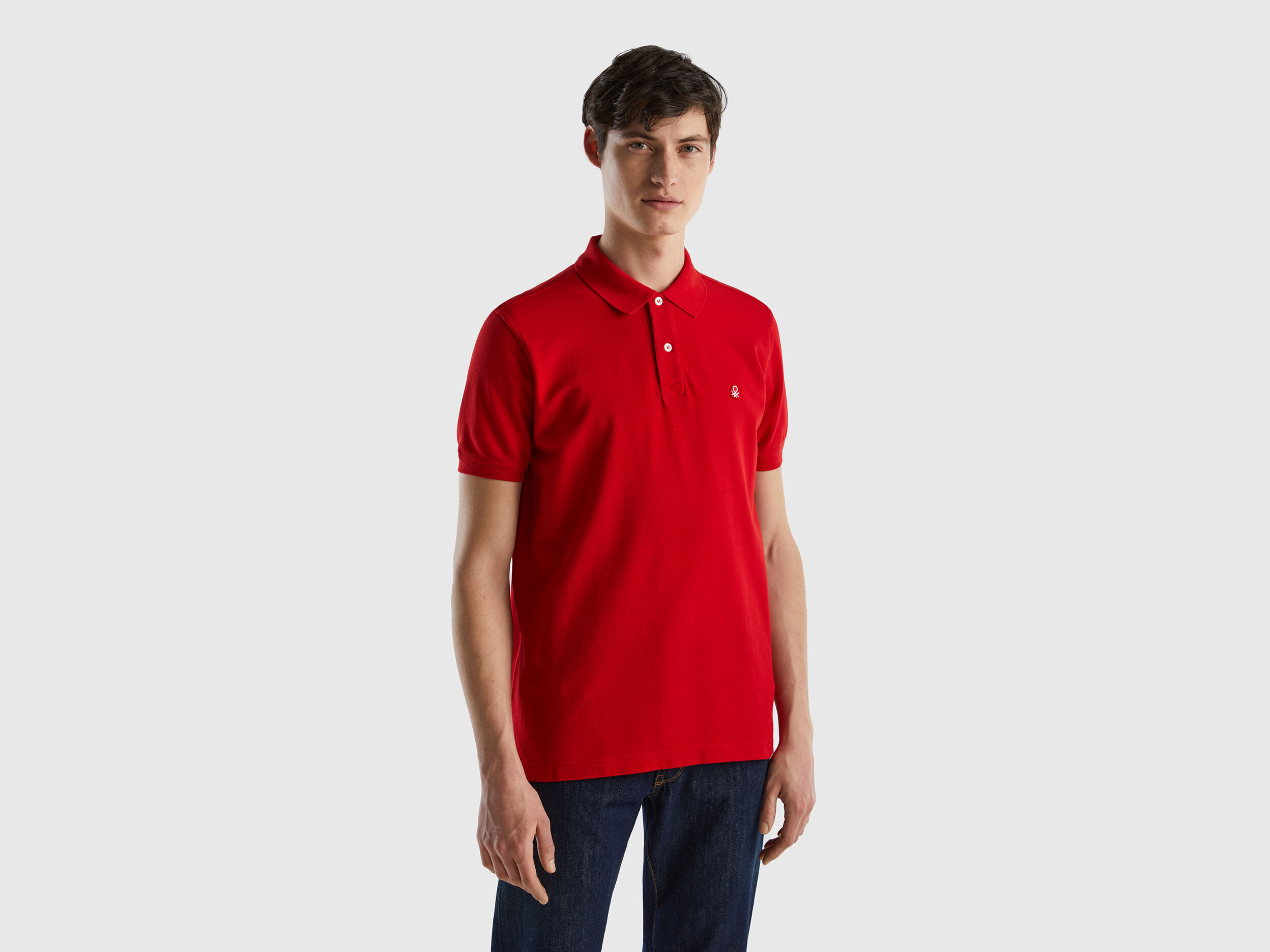 Polo benetton discount manica corta