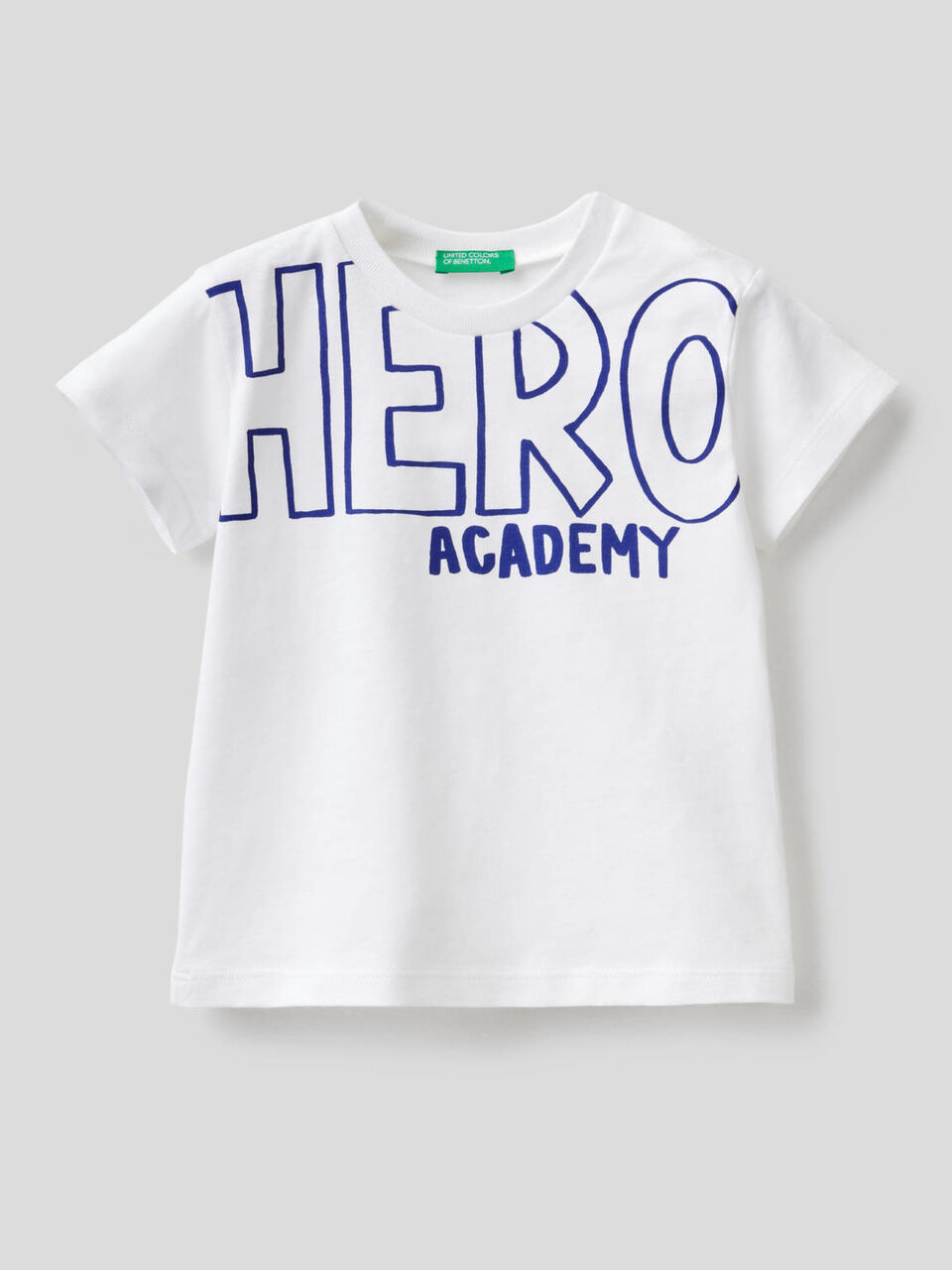 Cotton t-shirt with slogan image number 1