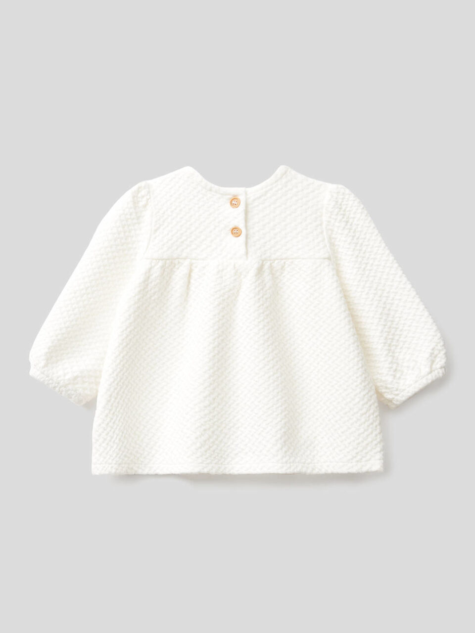 Sweatshirt in knit stretch organic cotton image number 2