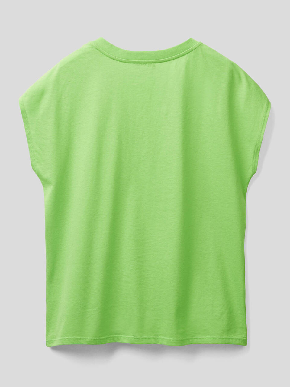 T-shirt a manica corta in 100% cotone image number 2