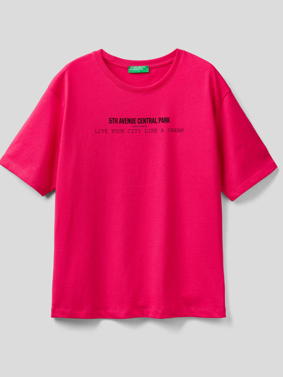 T-shirt avec message en 100% coton bio image number 1