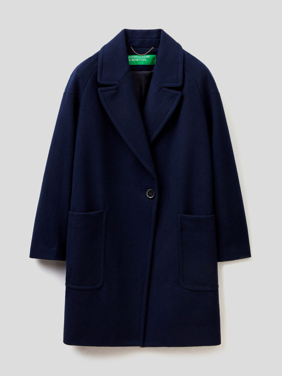 Cappotto in panno misto lana image number 1