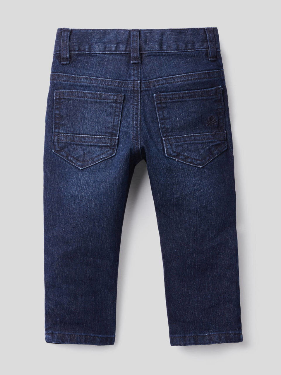 Worn look jeans in stretch cotton image number 2