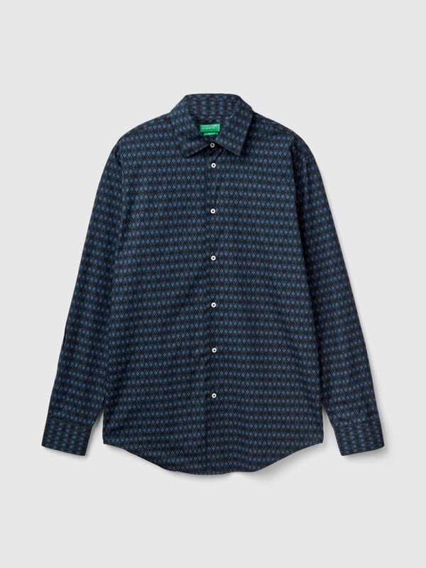 Chemise regular à motif Homme