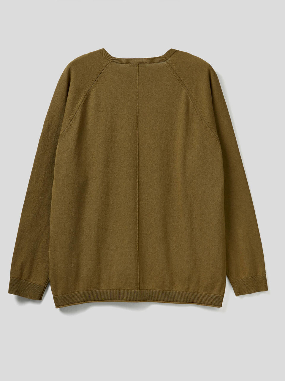 Pull en coton avec pochette image number 2