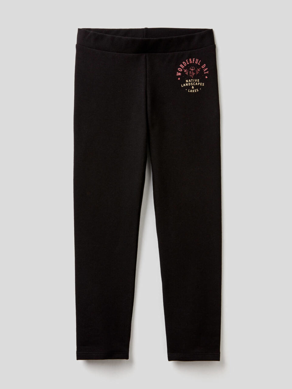 Leggings aus Sweatstoff mit Print image number 1