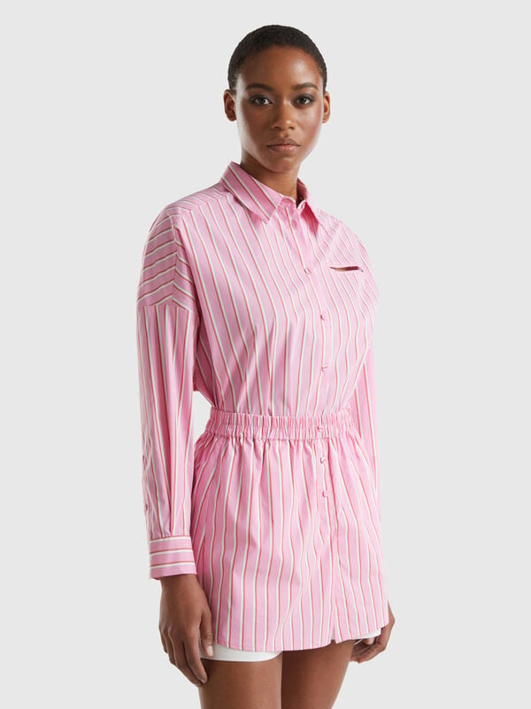 Wide striped shirt Women