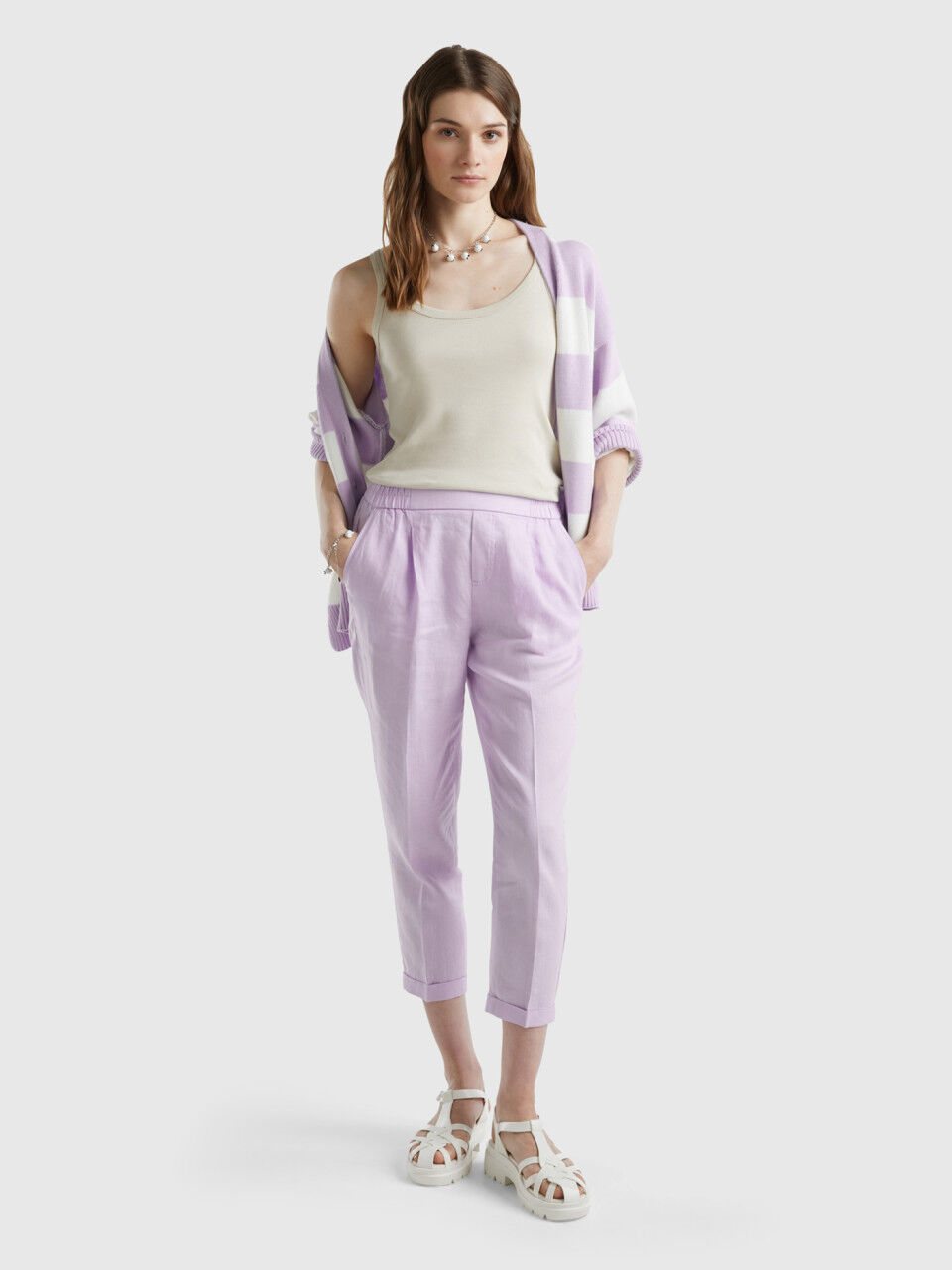Tuta lino benetton cheap