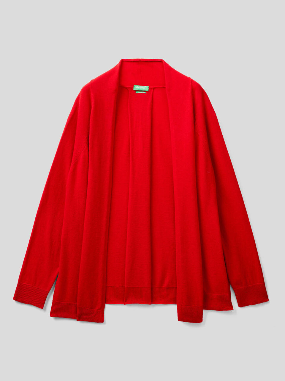 Cardigan con piega sul retro image number 1