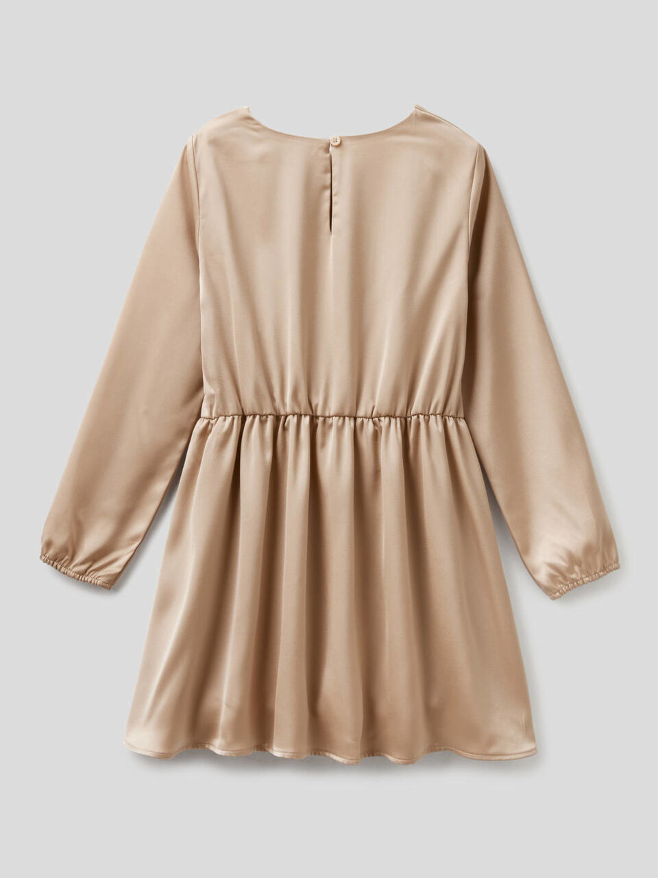 Satin dress with sequin details image number 2