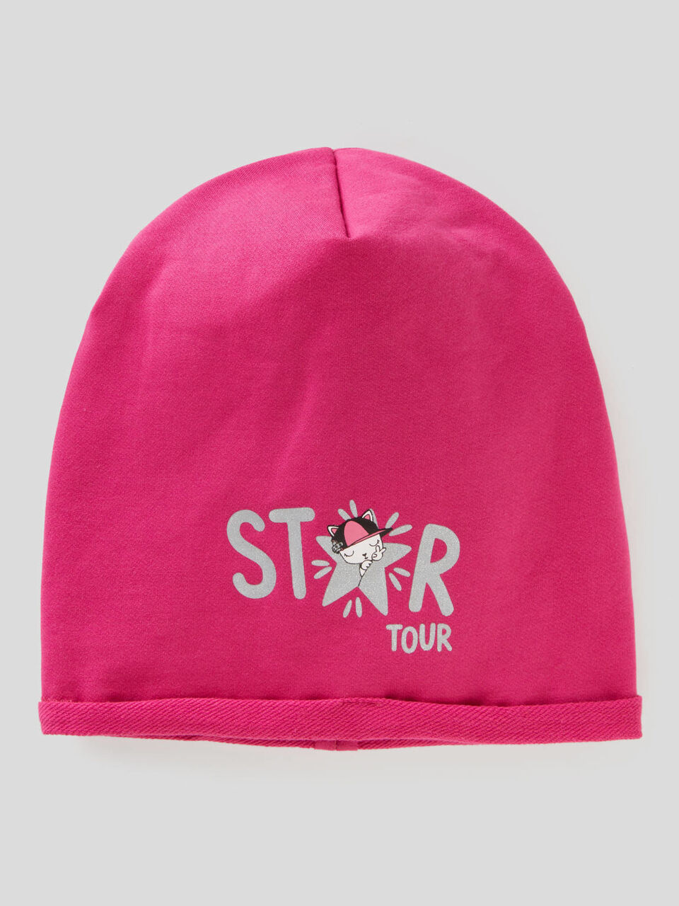 Reversible hat in stretch cotton image number 1