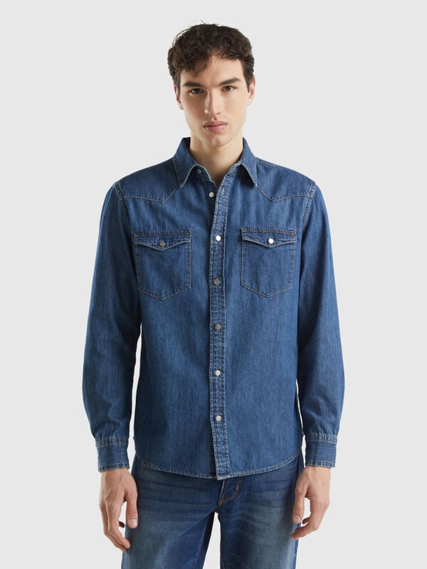 Camicia di jeans regular fit Uomo