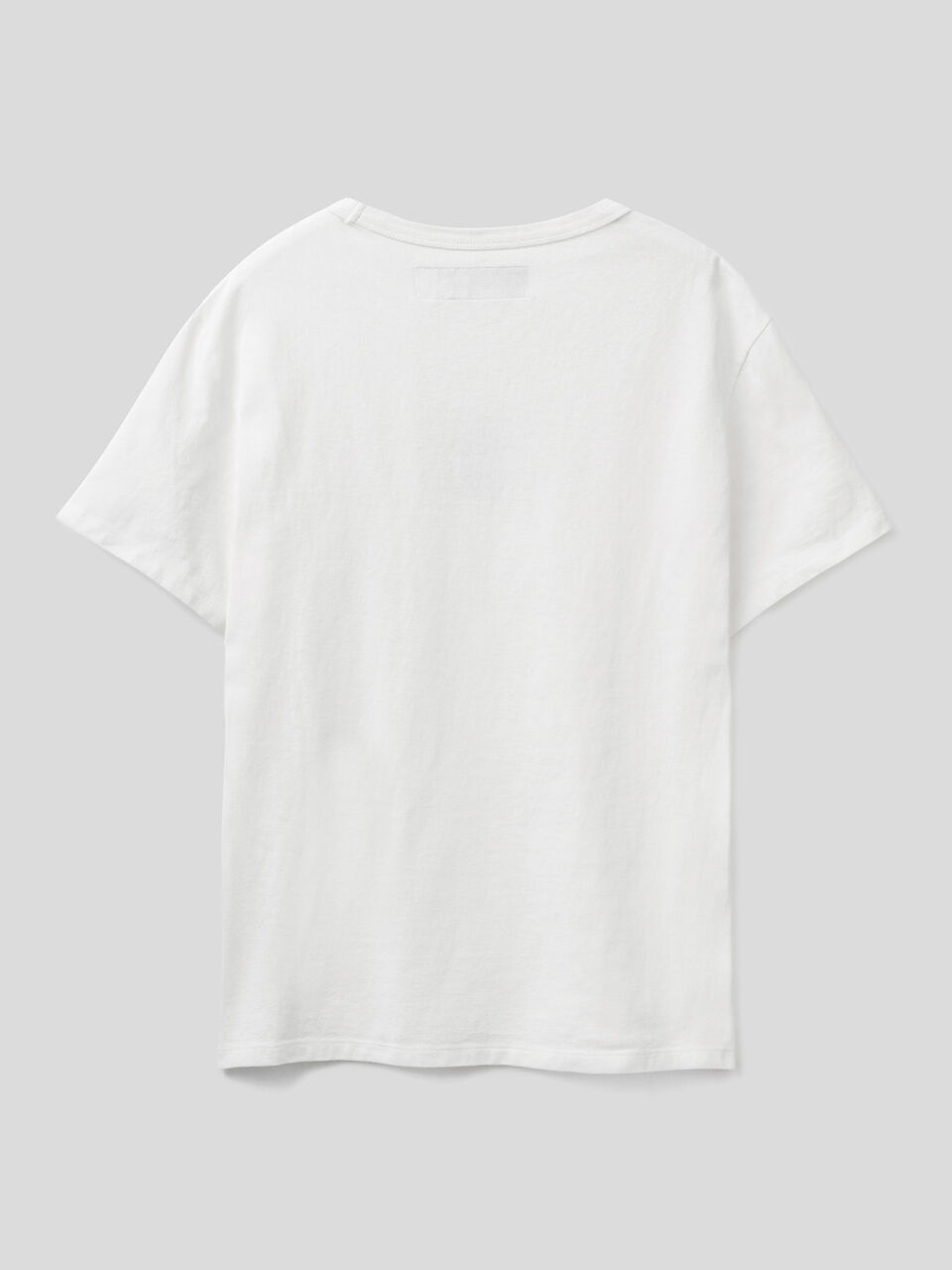 100% cotton t-shirt with embroidery image number 2