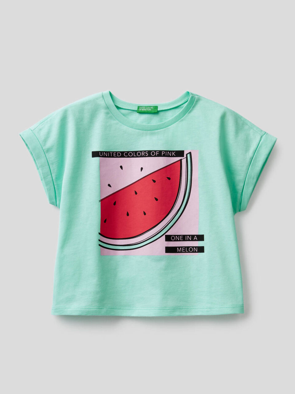 Boxy-T-Shirt mit Print image number 1